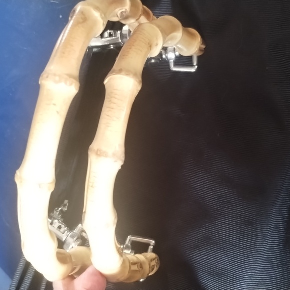 FIND #4 durable "File" Fabric Bamboo shaped Handled Shopper Sunny Hawaii NWOT - Picture 15 of 16